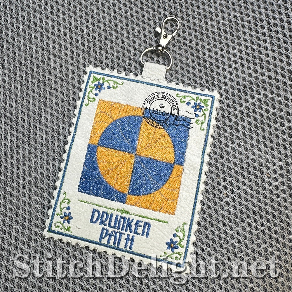 SDS4858 Drunken Path Quilt Stamp