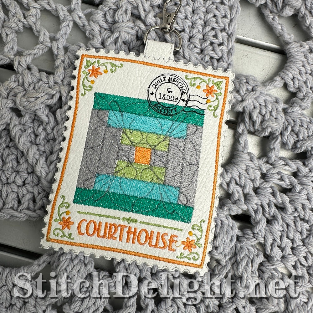 SDS4870 Courthouse Quilt Stamp - Vol 2 Stamp 6