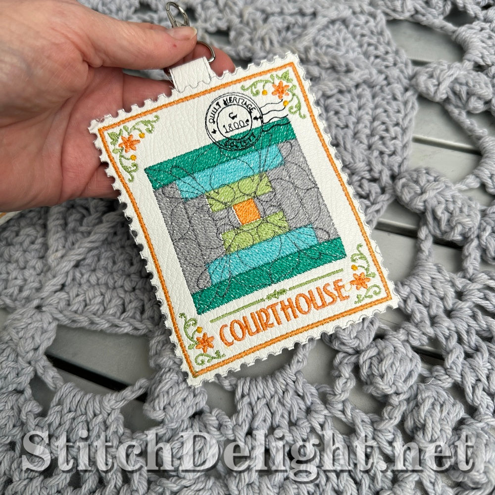 SDS4870 Courthouse Quilt Stamp - Vol 2 Stamp 6