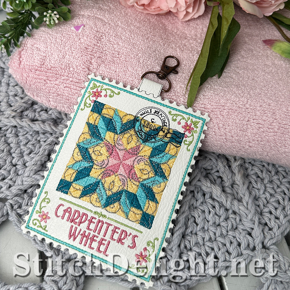 SDS4872 Carpenter's Wheel Quilt Stamp - Vol 2 Stamp 8