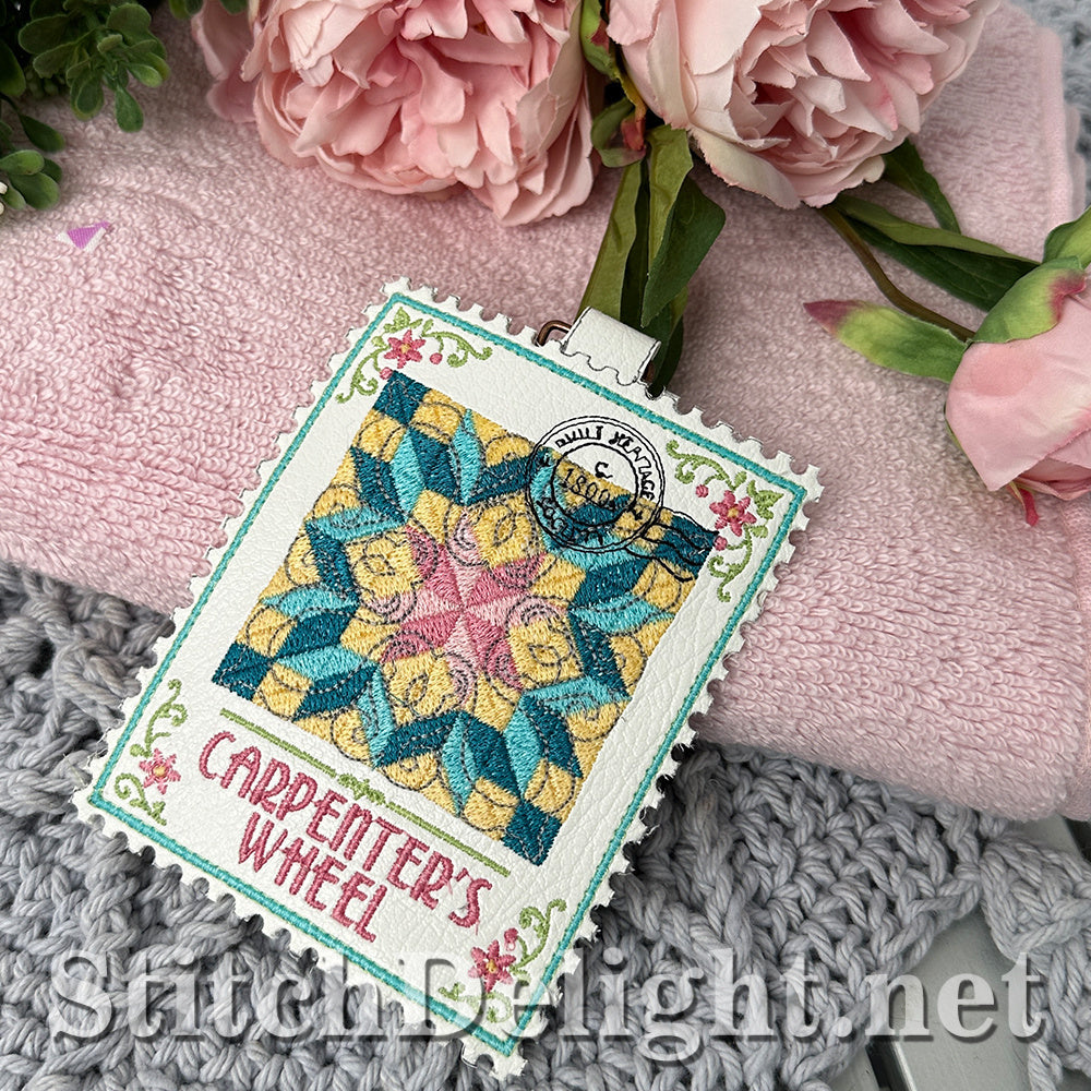 SDS4872 Carpenter's Wheel Quilt Stamp - Vol 2 Stamp 8