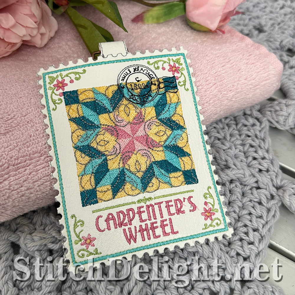 SDS4872 Carpenter's Wheel Quilt Stamp - Vol 2 Stamp 8