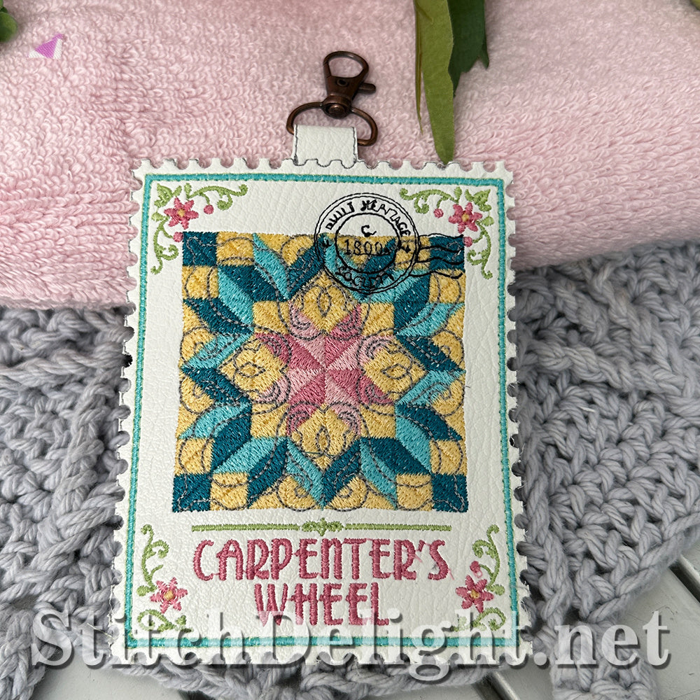 SDS4872 Carpenter's Wheel Quilt Stamp - Vol 2 Stamp 8