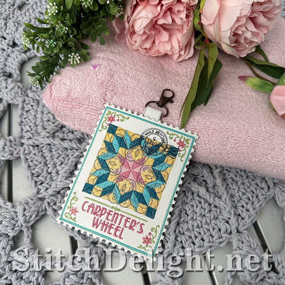 SDS4872 Carpenter's Wheel Quilt Stamp - Vol 2 Stamp 8