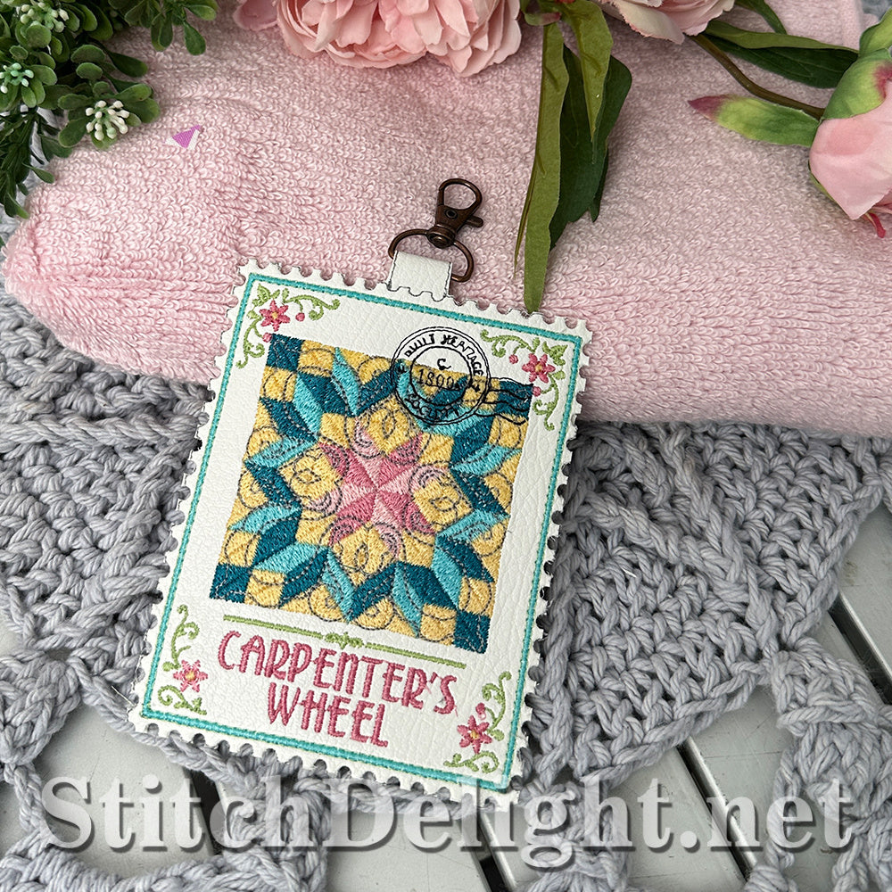 SDS4872 Carpenter's Wheel Quilt Stamp - Vol 2 Stamp 8