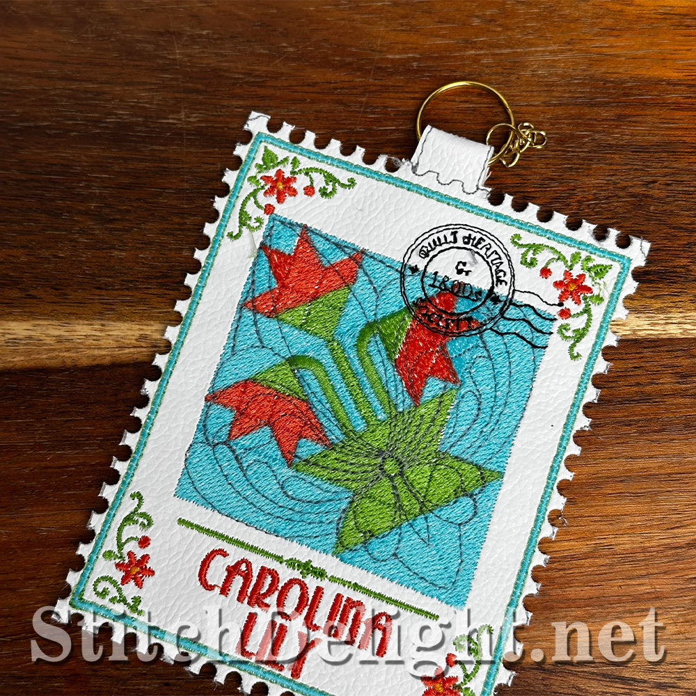 SDS4877 Carolina Lily Quilt Stamp - Vol 3 Stamp 1