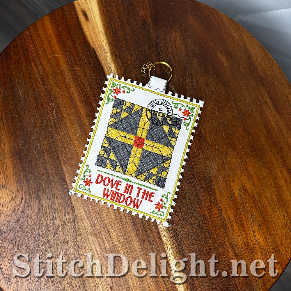 SDS4880 Dove in the Window Quilt Stamp - Vol 3 Stamp 4