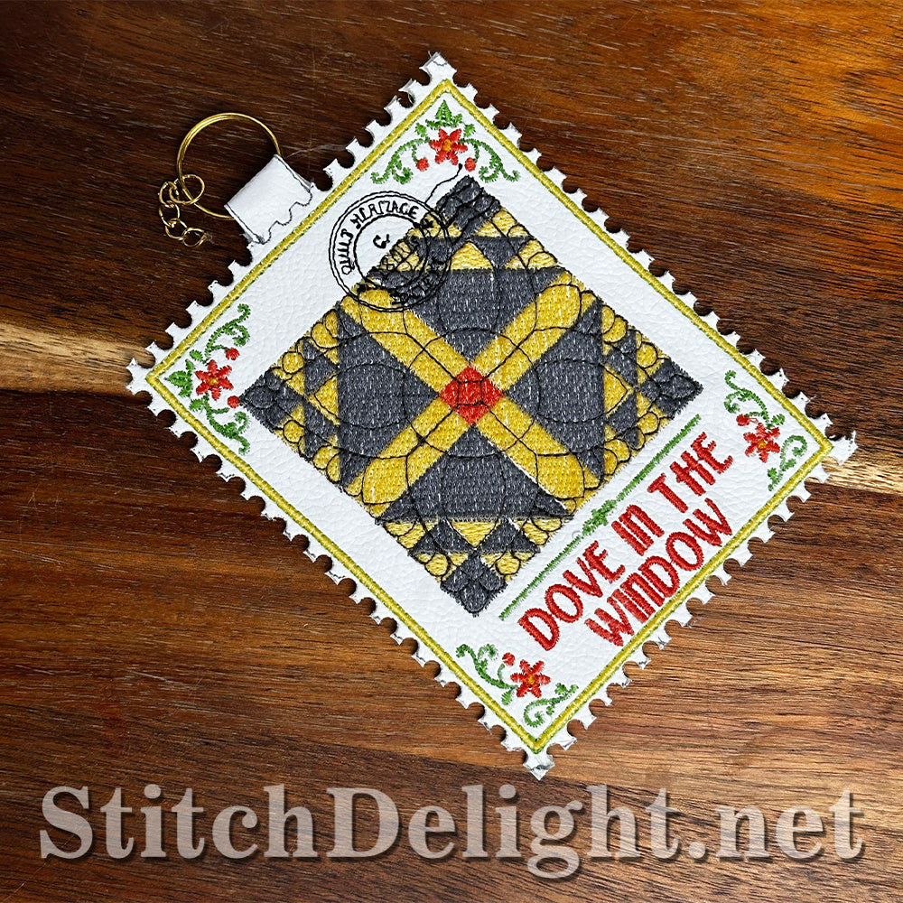 SDS4880 Dove in the Window Quilt Stamp - Vol 3 Stamp 4