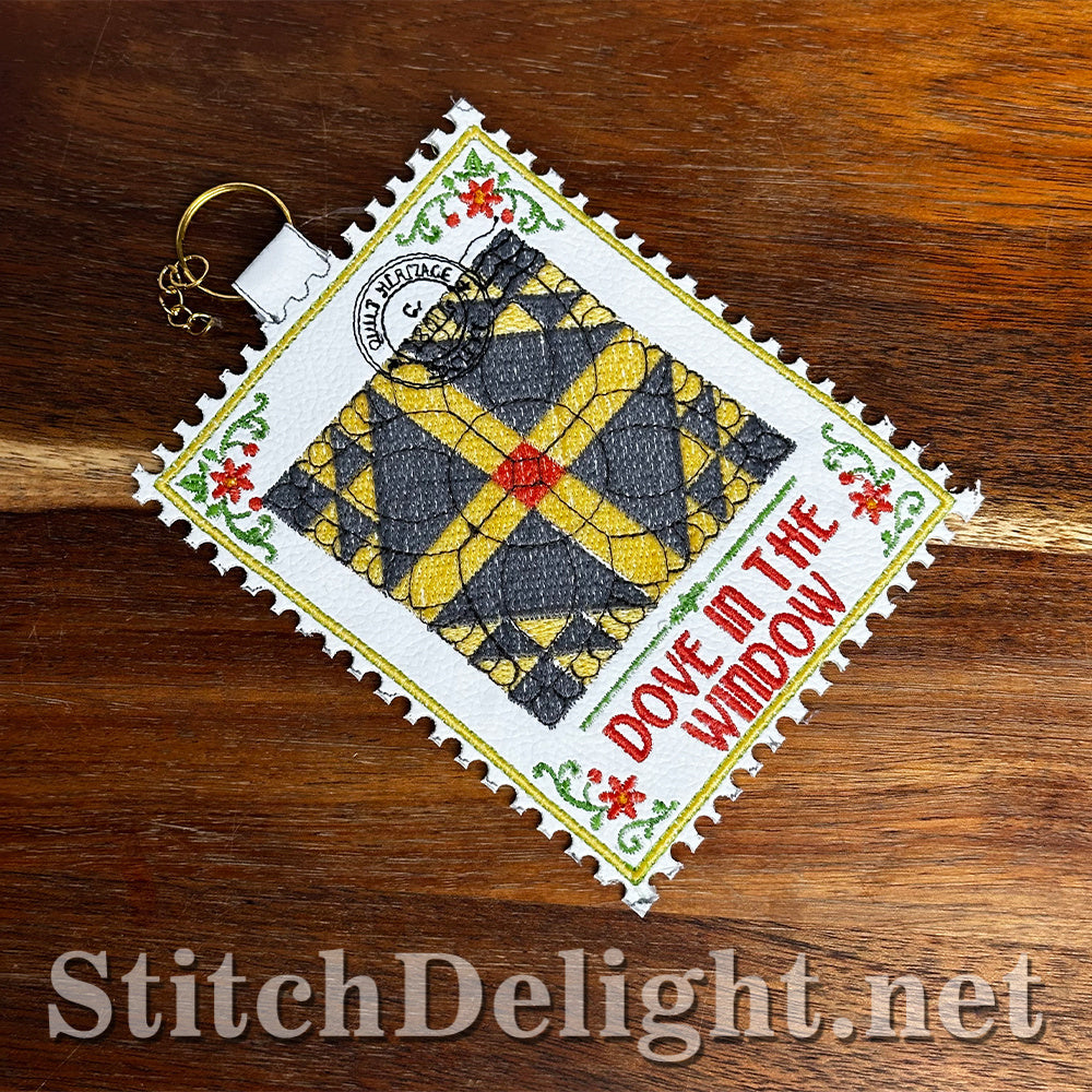 SDS4880 Dove in the Window Quilt Stamp - Vol 3 Stamp 4