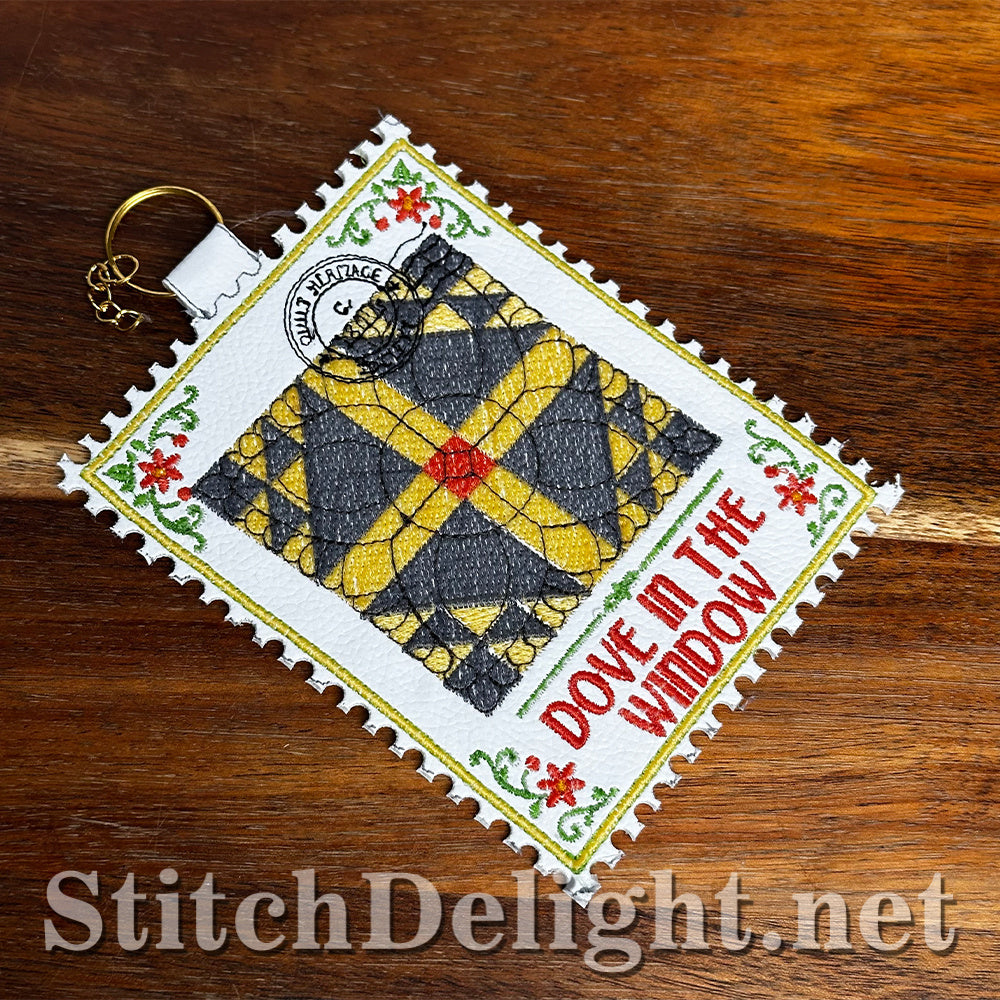 SDS4880 Dove in the Window Quilt Stamp - Vol 3 Stamp 4