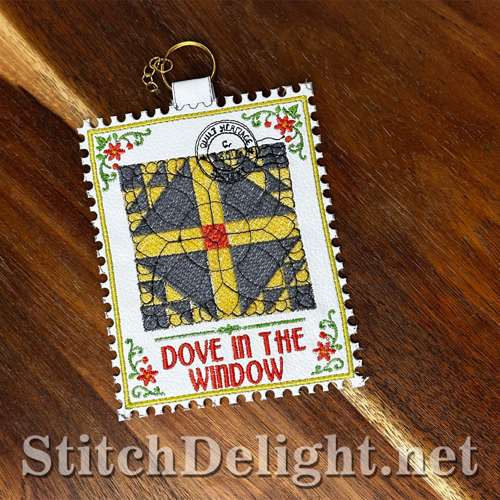SDS4880 Dove in the Window Quilt Stamp - Vol 3 Stamp 4