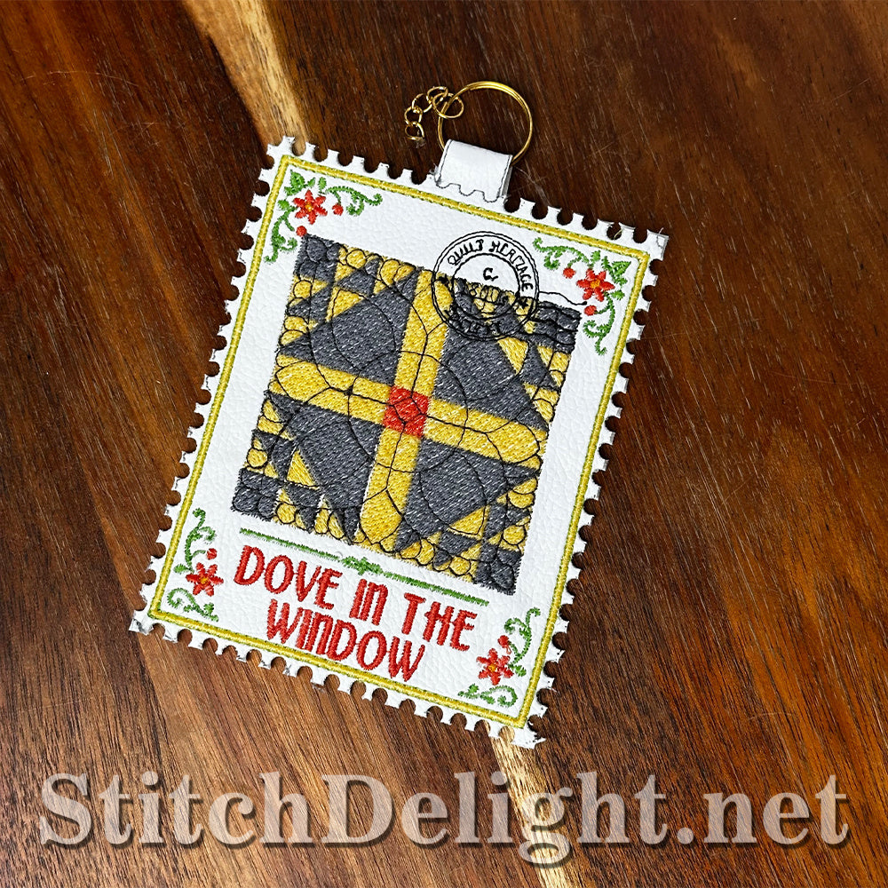 SDS4880 Dove in the Window Quilt Stamp - Vol 3 Stamp 4