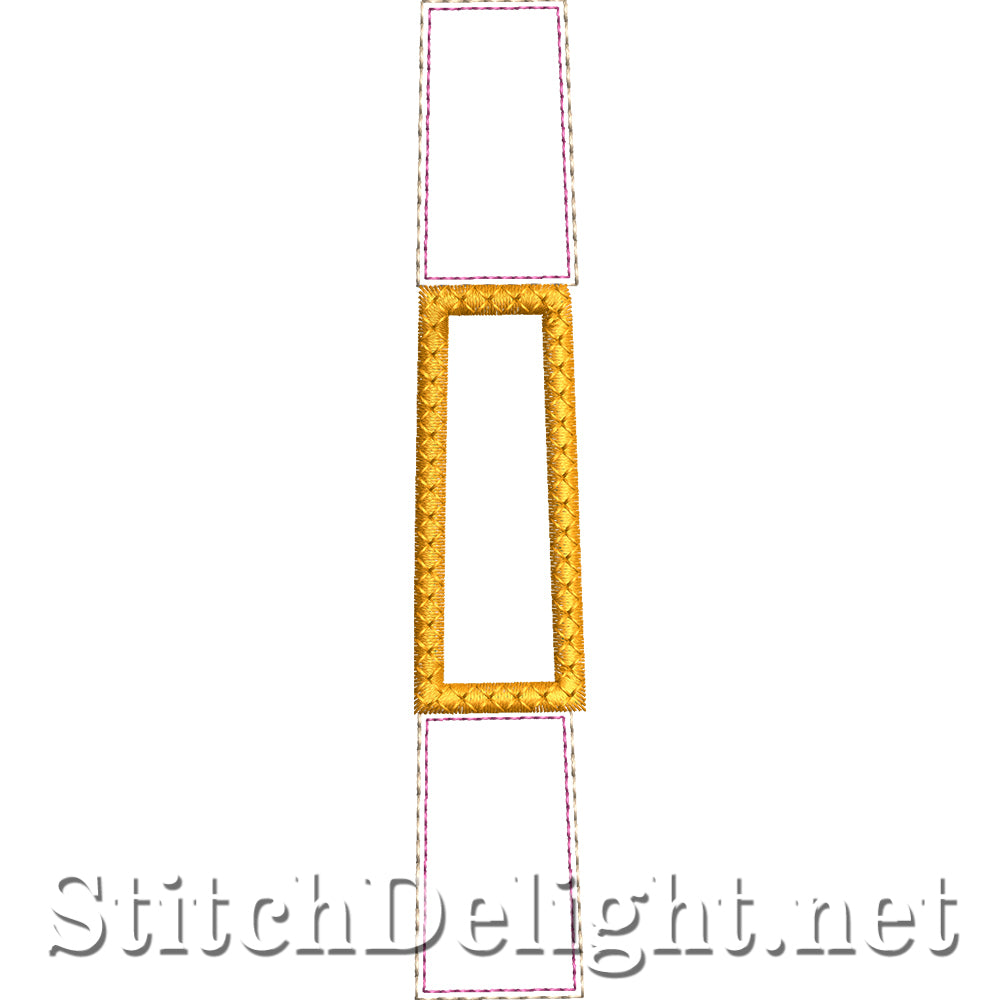 SDS4890 Stacked Embossed Font
