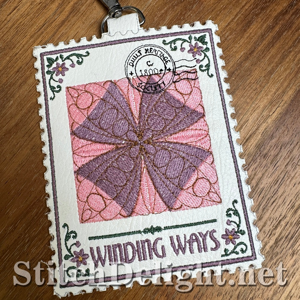 SDS4902 Winding Ways Quilt Stamp - Vol 2 Stamp 5
