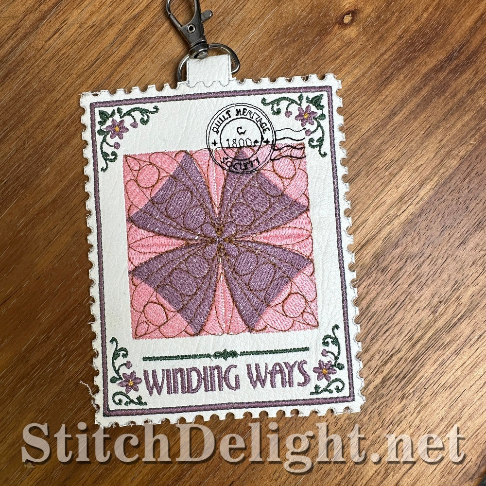 SDS4902 Winding Ways Quilt Stamp - Vol 2 Stamp 5