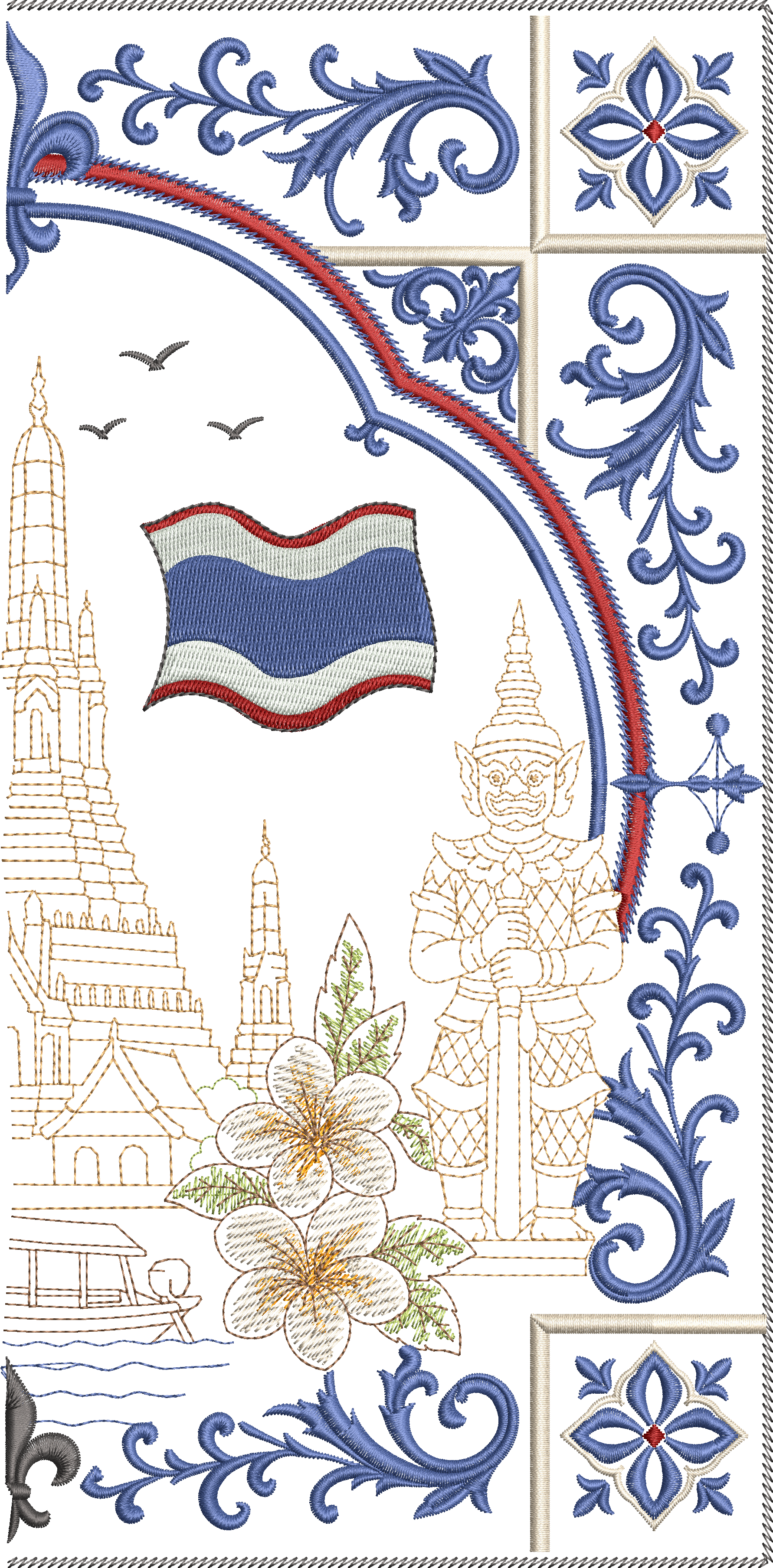 SDS5603 Around the World Quilt (Thailand)