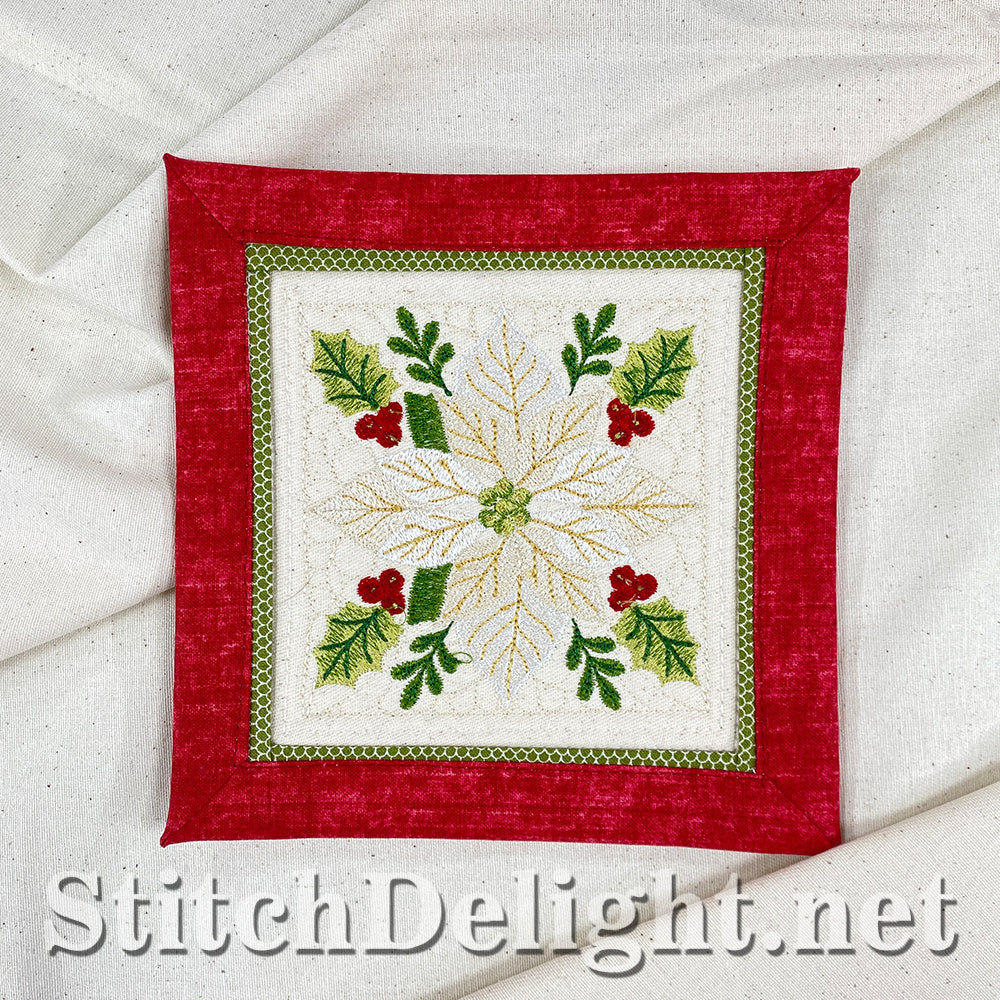 SDS5619 Poinsettia Potholders