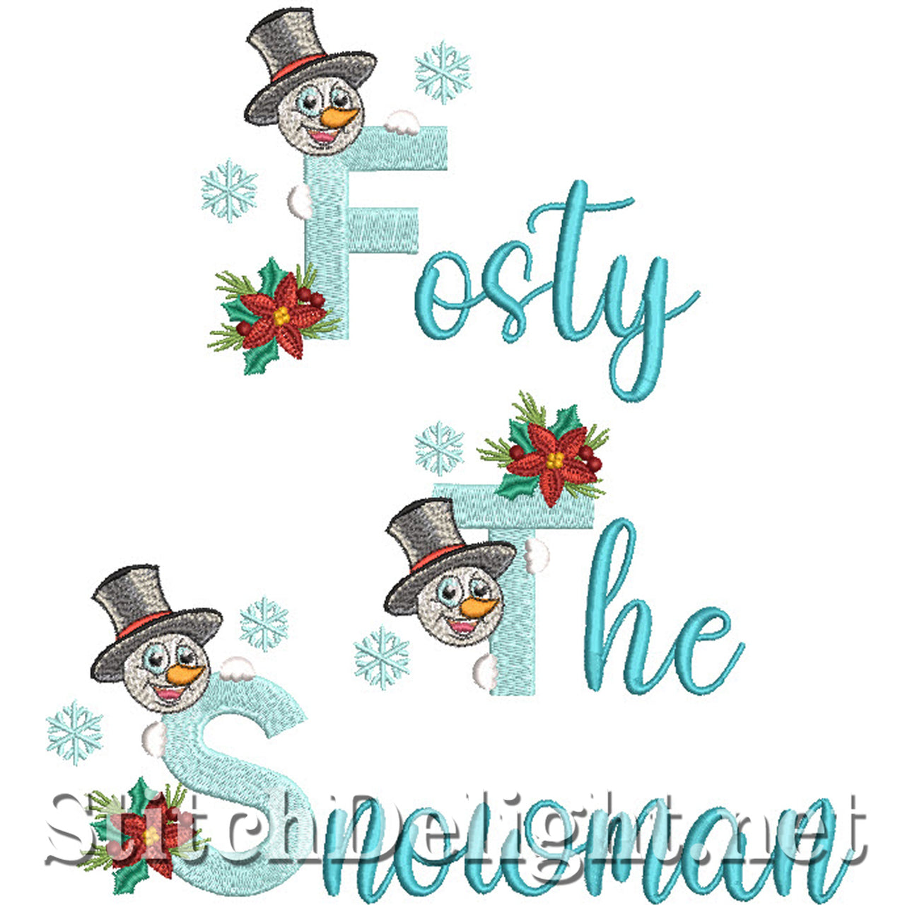 SDS1790 Frosty Font Complete + Matching Font