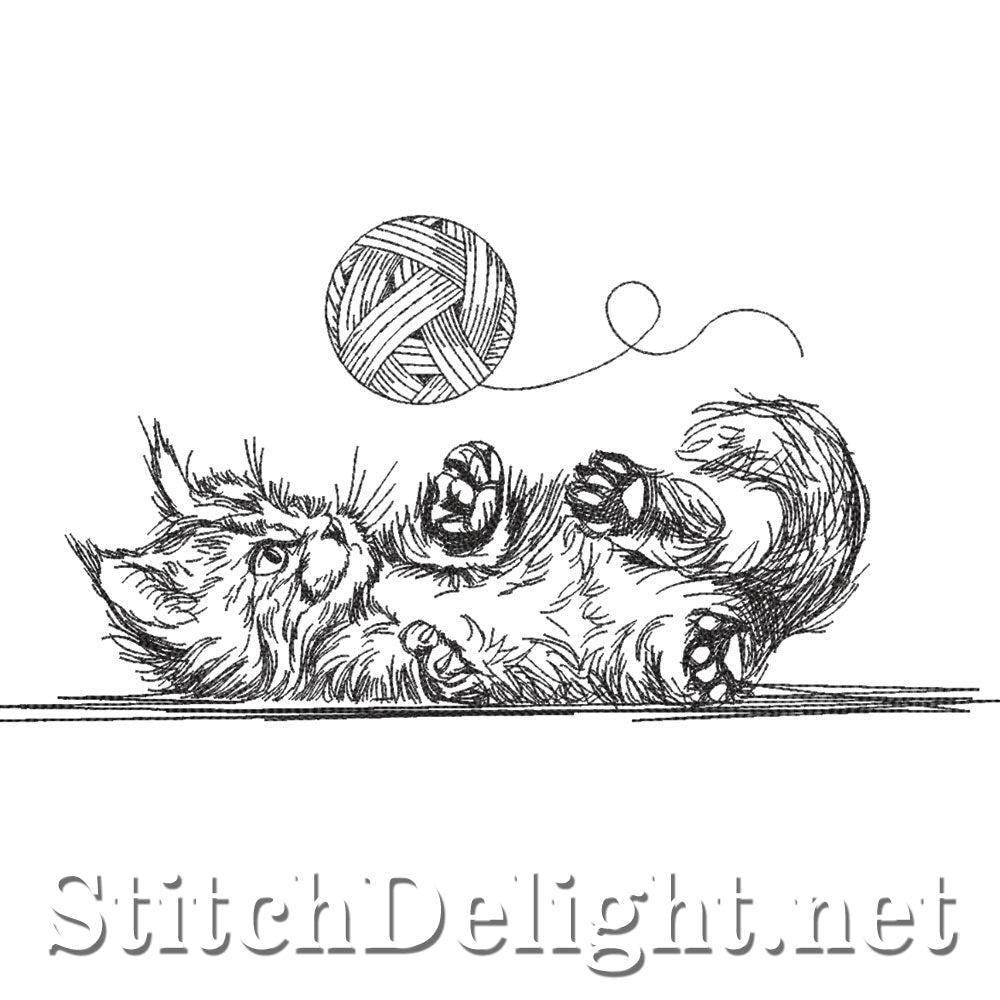 SDS3205 Pencil Sketch Kitten