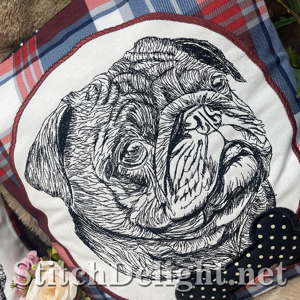 SDS3211 Pencil Sketch Pug