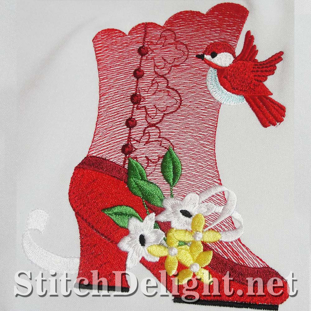 SDS4190 Floral Boots