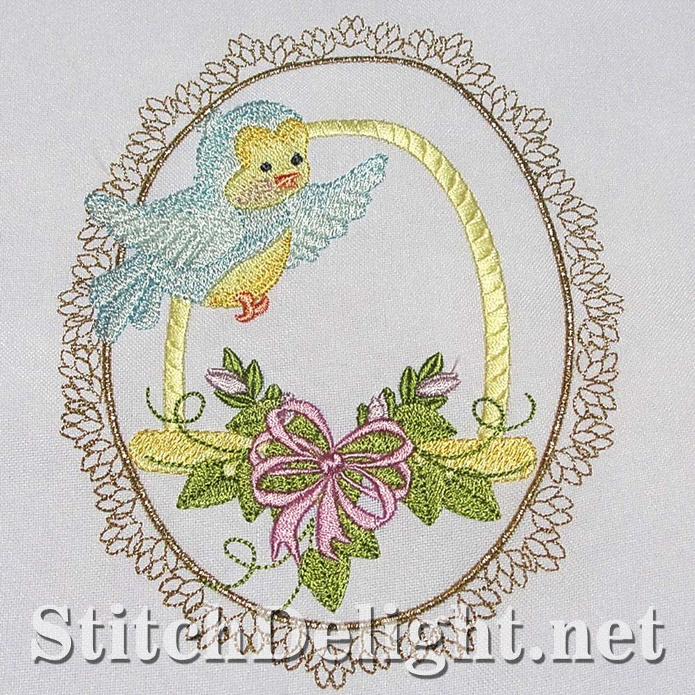 Elegant little bird single design that would be gorgeous on a quilt done in the 6x8 hoop