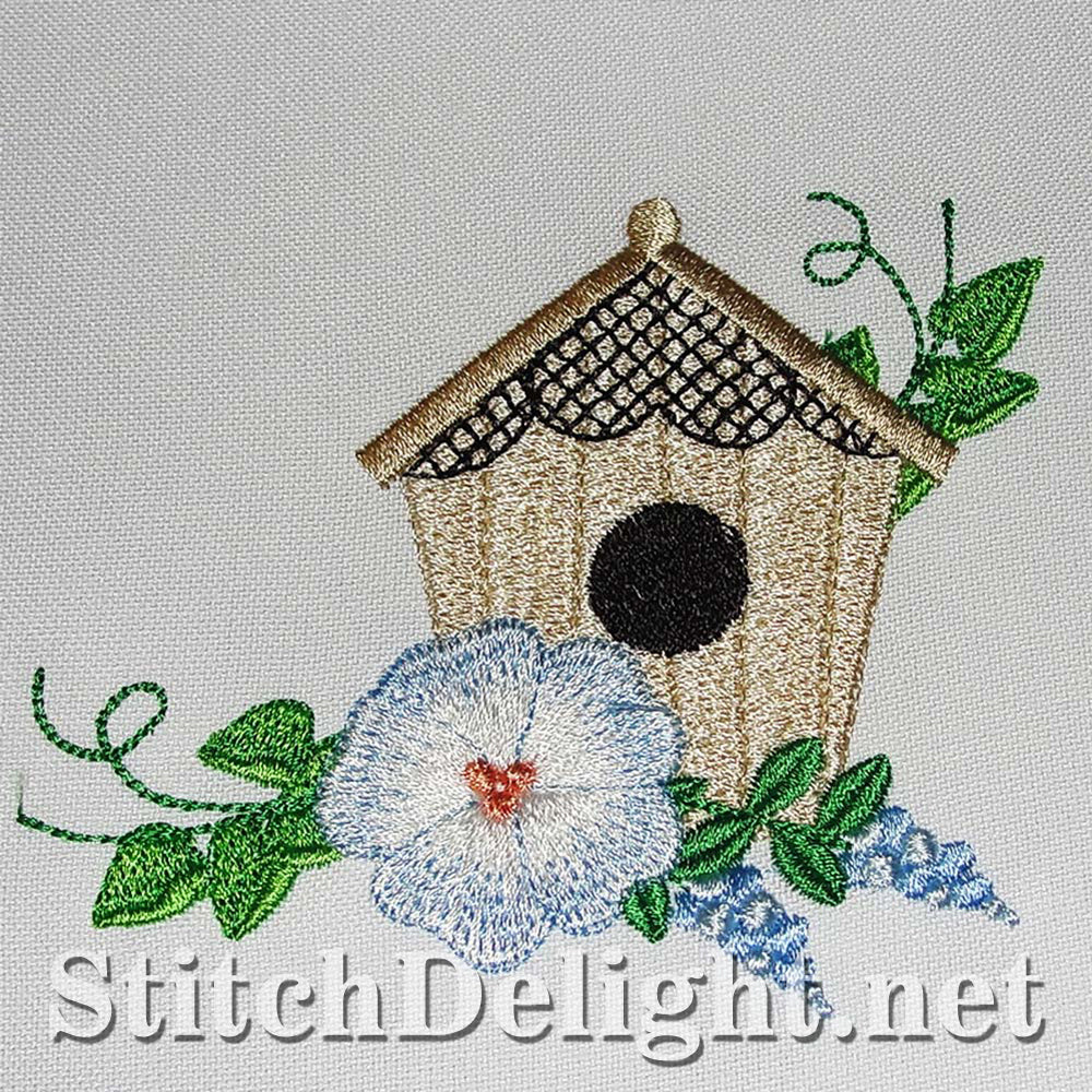 A little Birdy once told me … Gorgeous Single design done in the 4x4 hoop