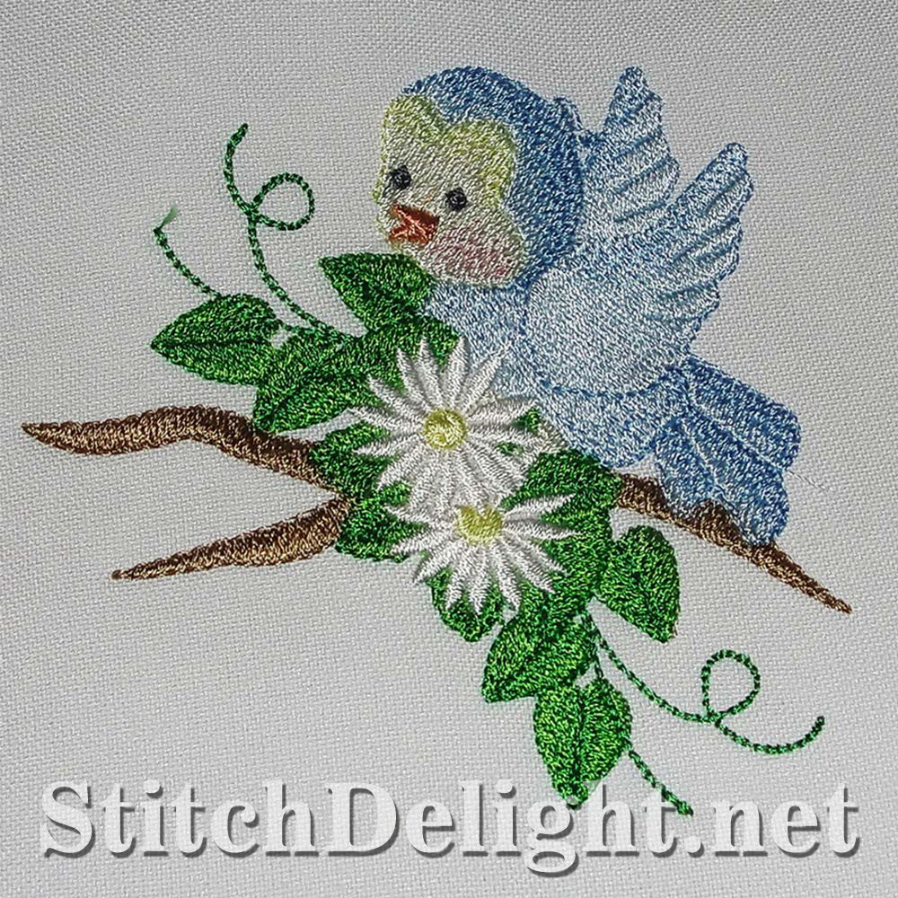 A little Birdy once told me … Gorgeous Single design done in the 4x4 hoop