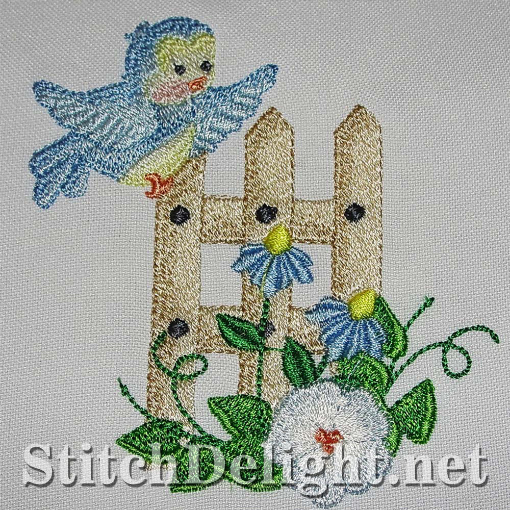 A little Birdy once told me … Gorgeous Single design done in the 4x4 hoop
