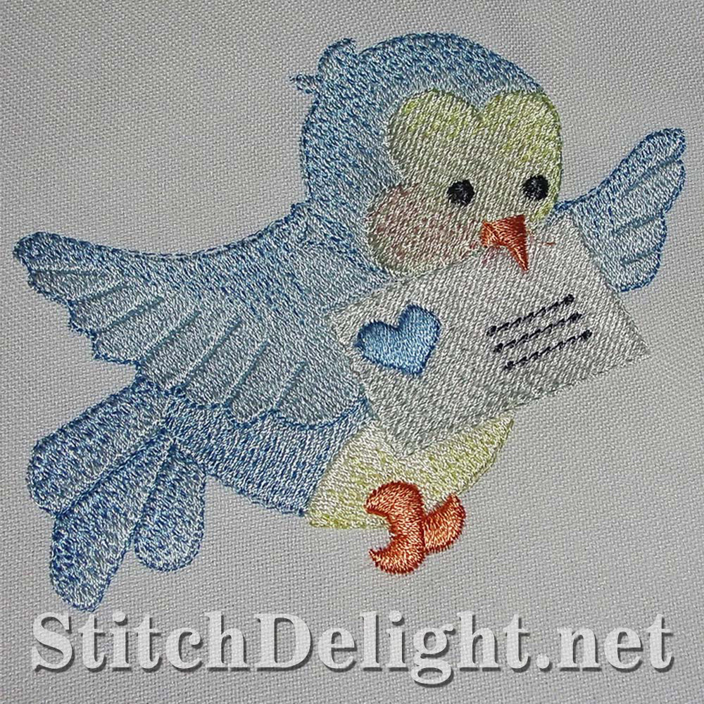 A little Birdy once told me … Gorgeous Single design done in the 4x4 hoop