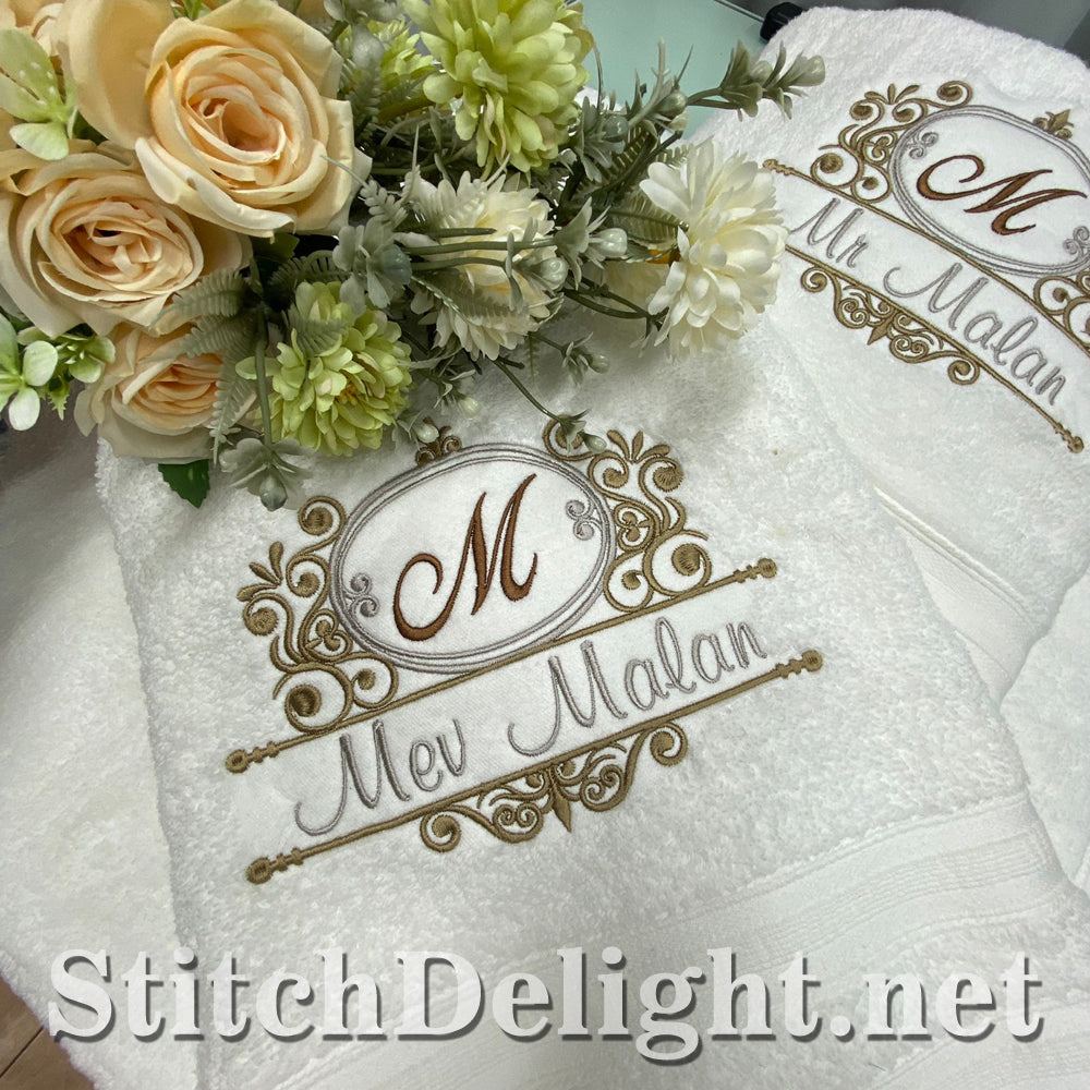 SDS5407 Wedding Monogram Font