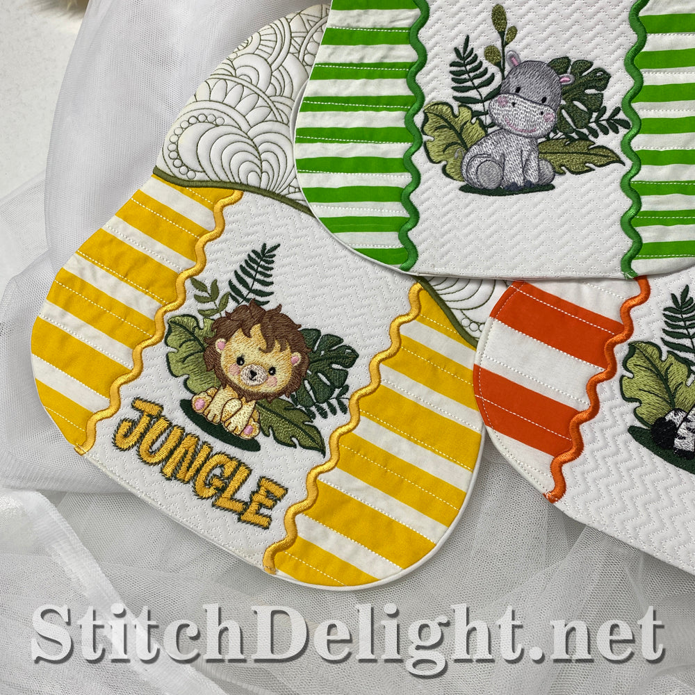 SDS5484 Our Little Safari Baby Bibs