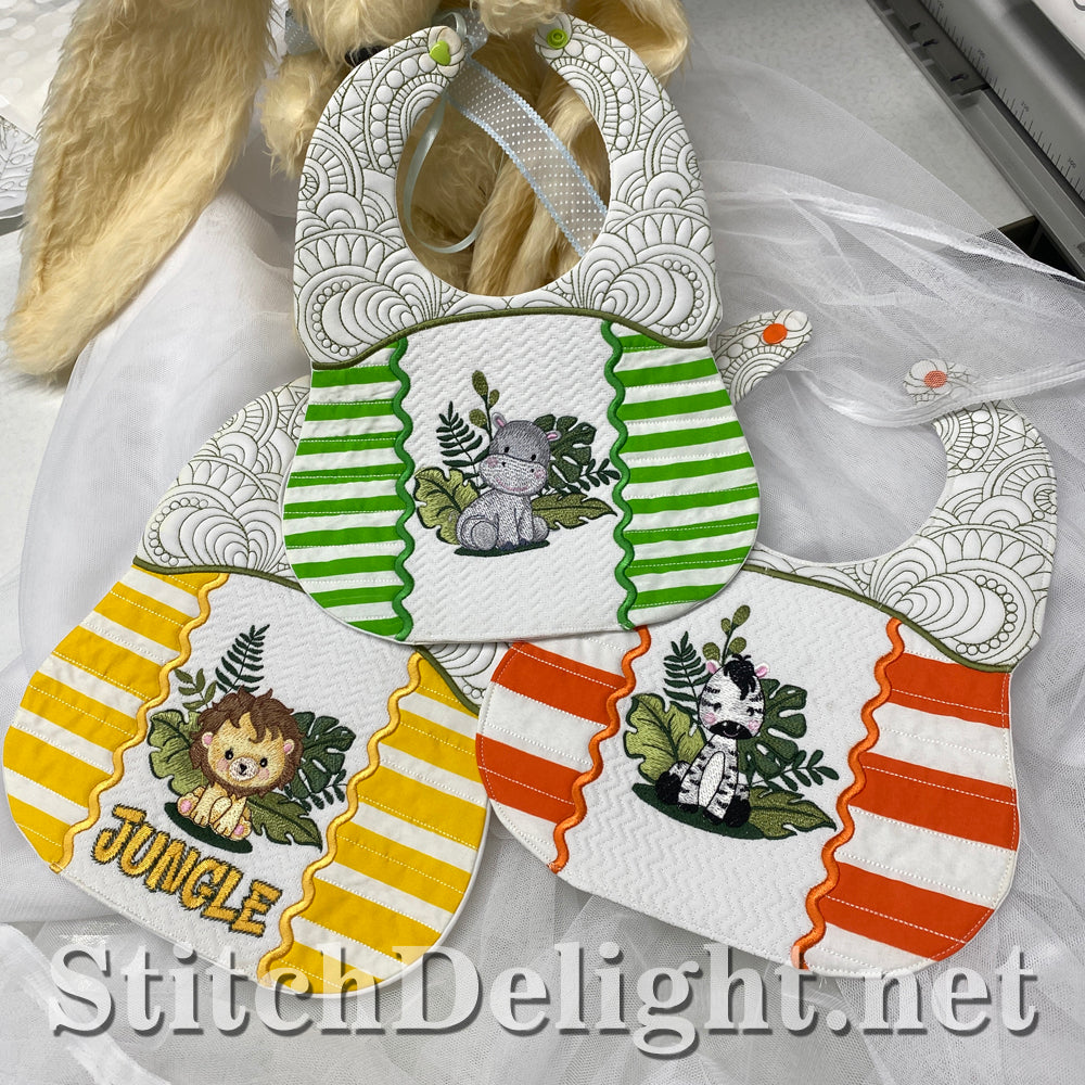 SDS5484 Our Little Safari Baby Bibs