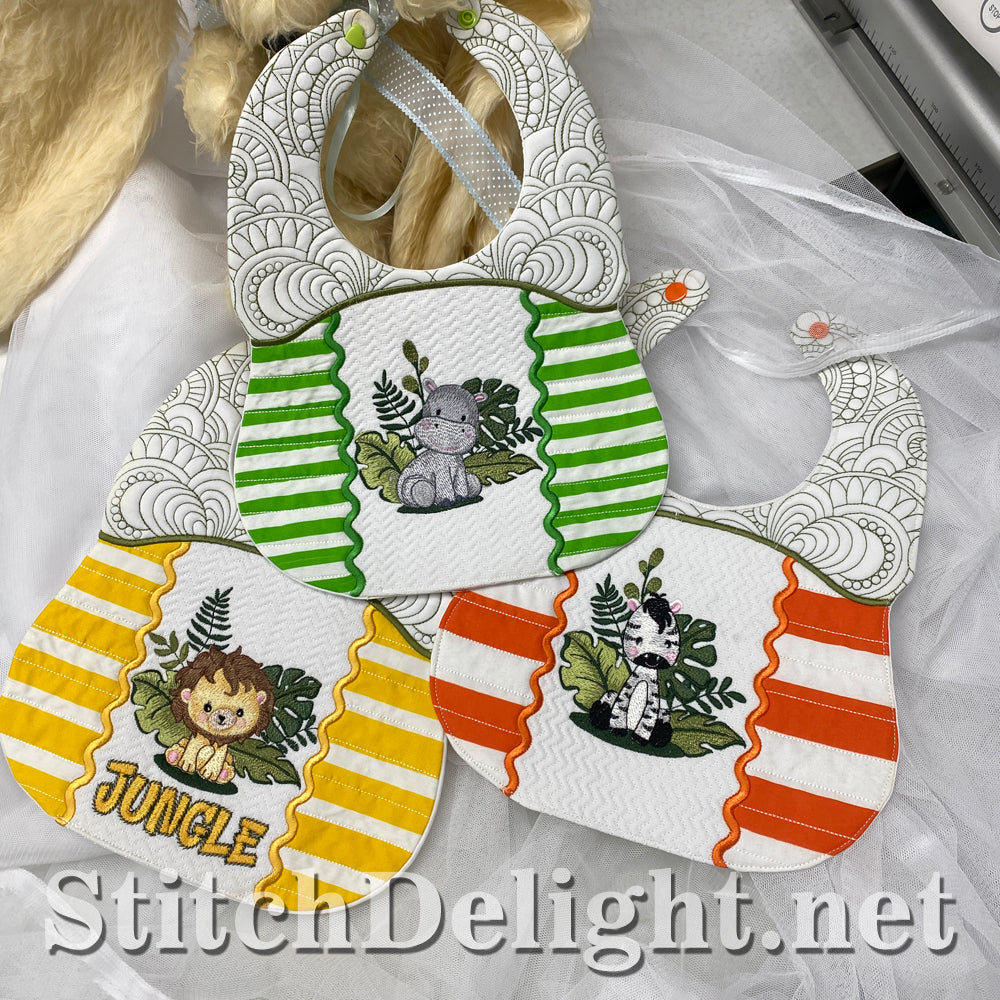 SDS5484 Our Little Safari Baby Bibs