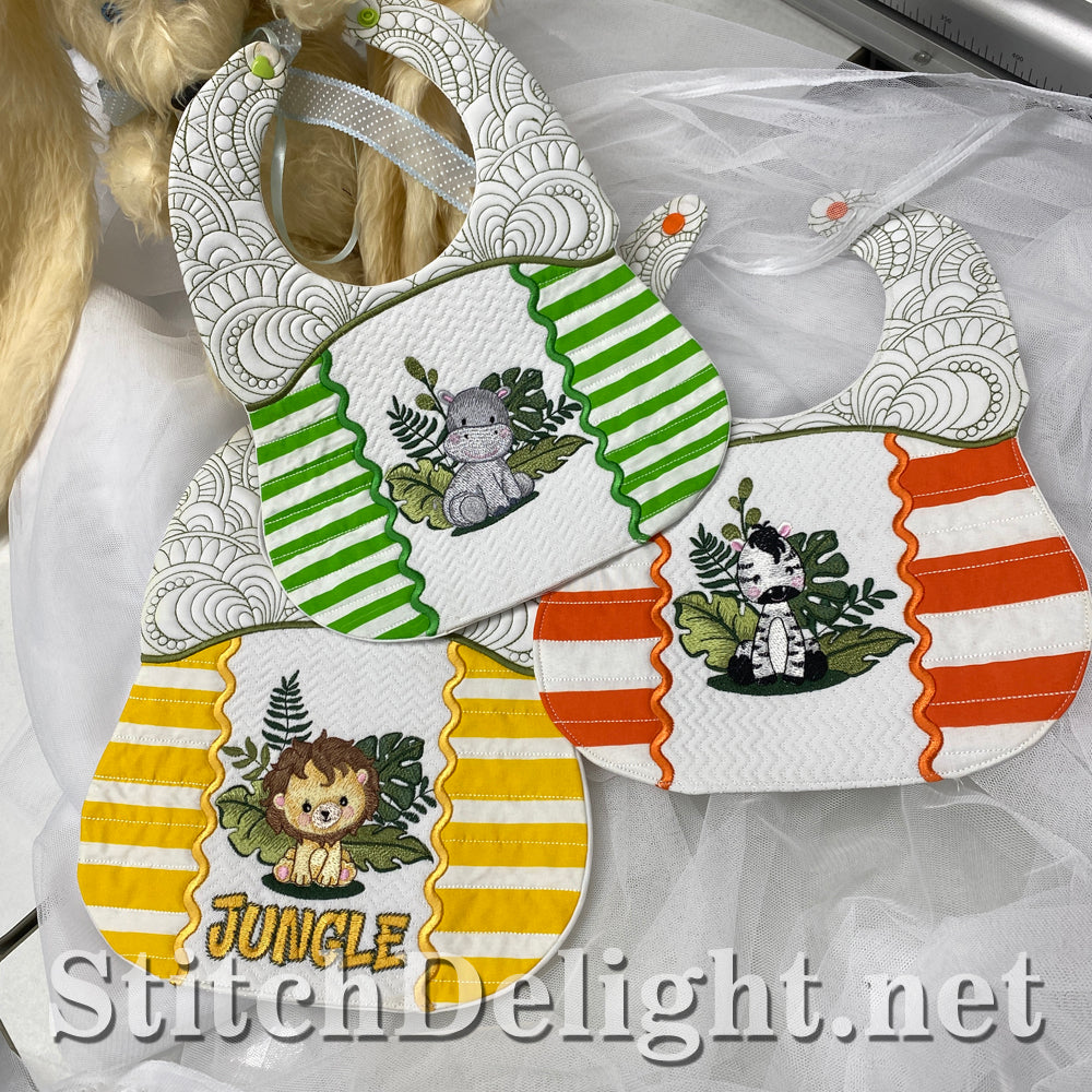SDS5484 Our Little Safari Baby Bibs