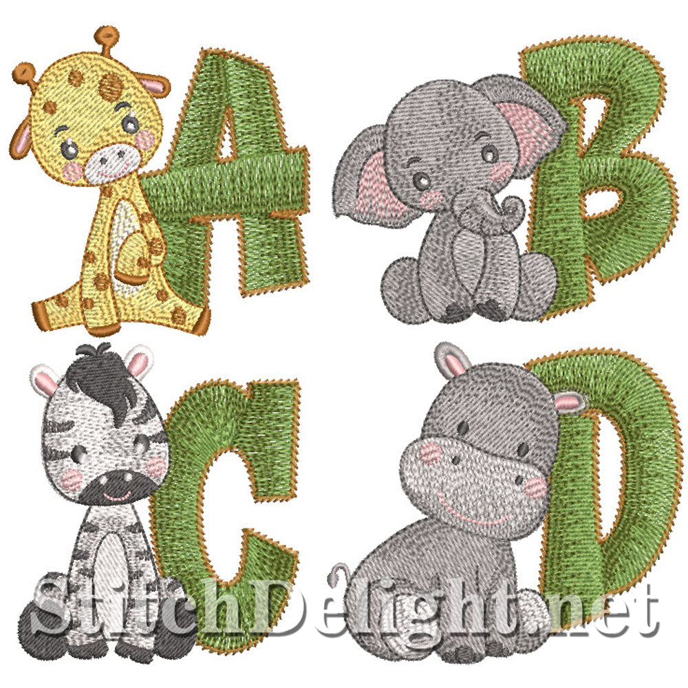 SDS5487 Safari Animals Complete Font