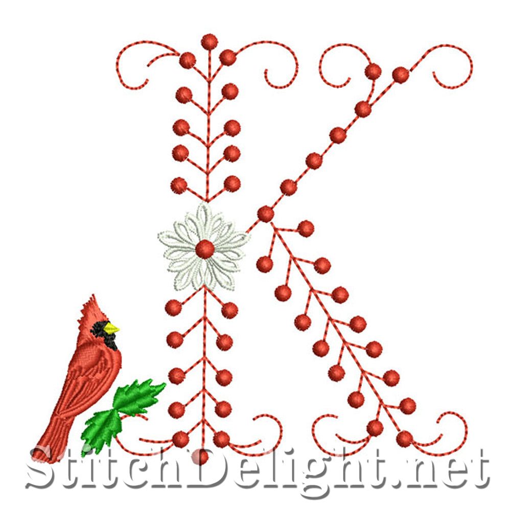 SDS1124 Christmas Font K