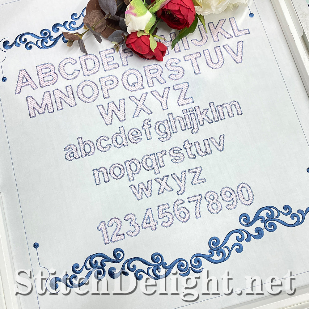 SDS1771 Lacy Block Font