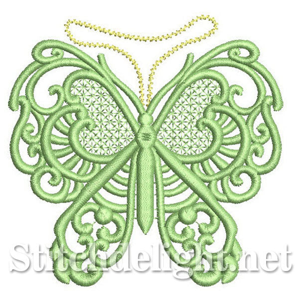 SDS0292 Papillon en dentelle autoportant