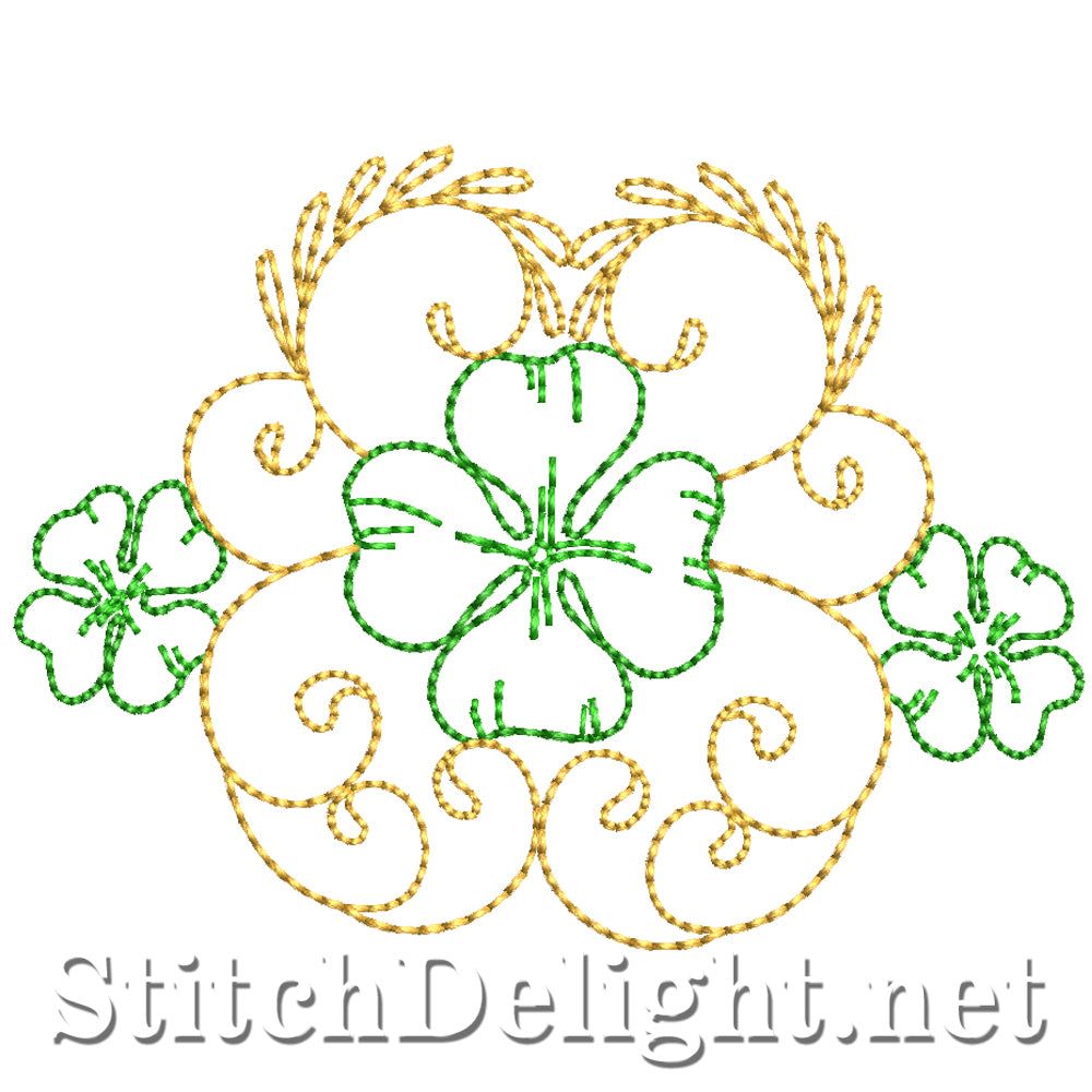 SD0697 Lucky Clover Corners