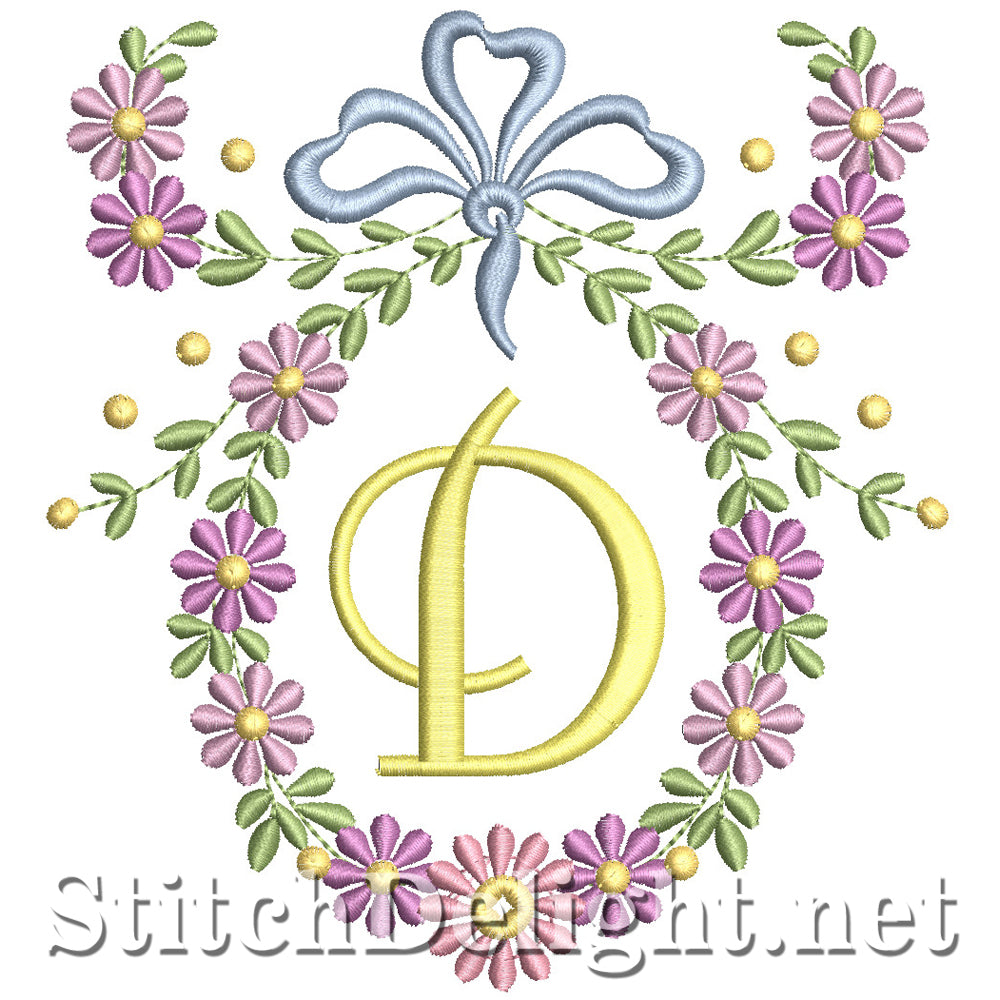 SDS1245 Wispy Floral Font D