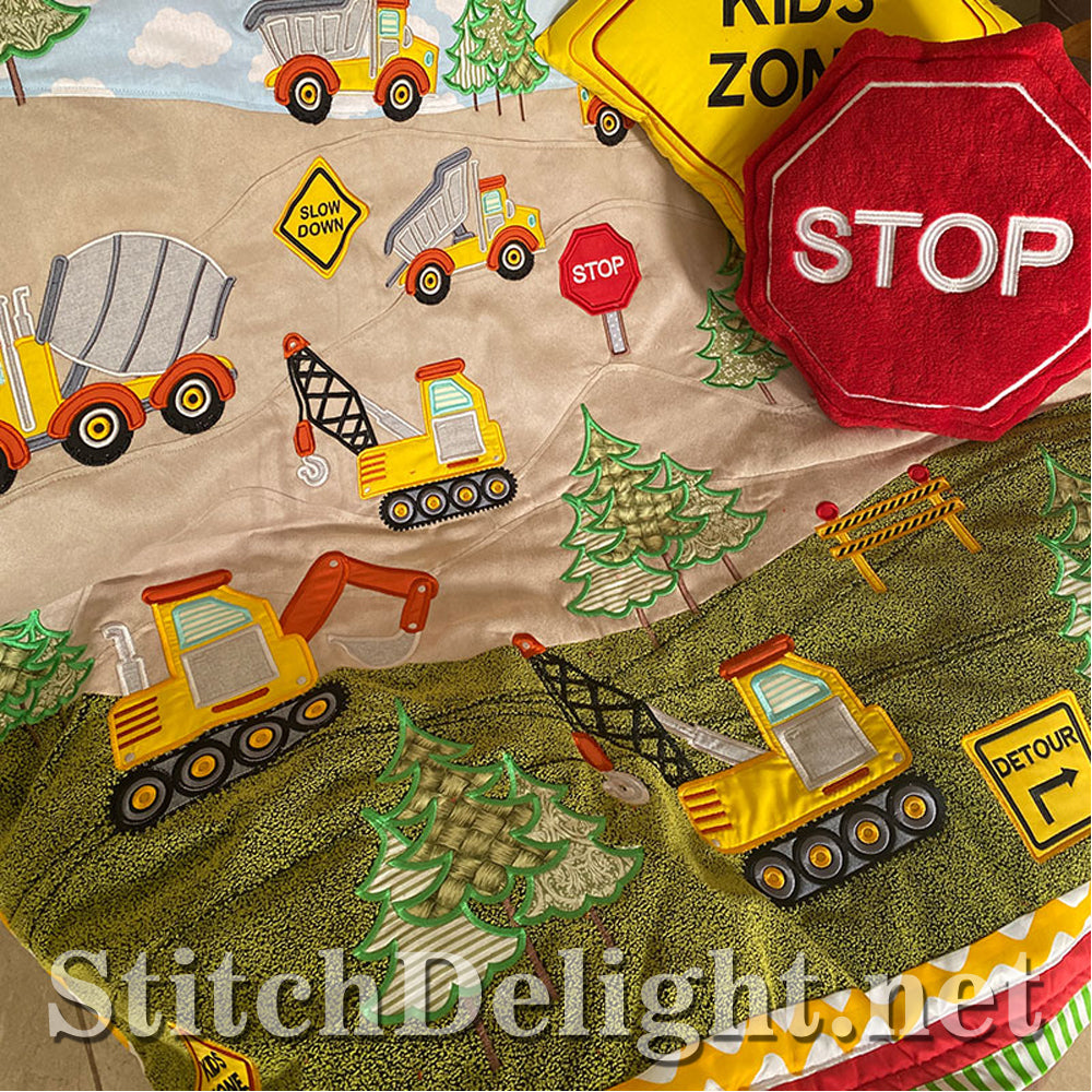 SDS1519 Construction Trucks Applique