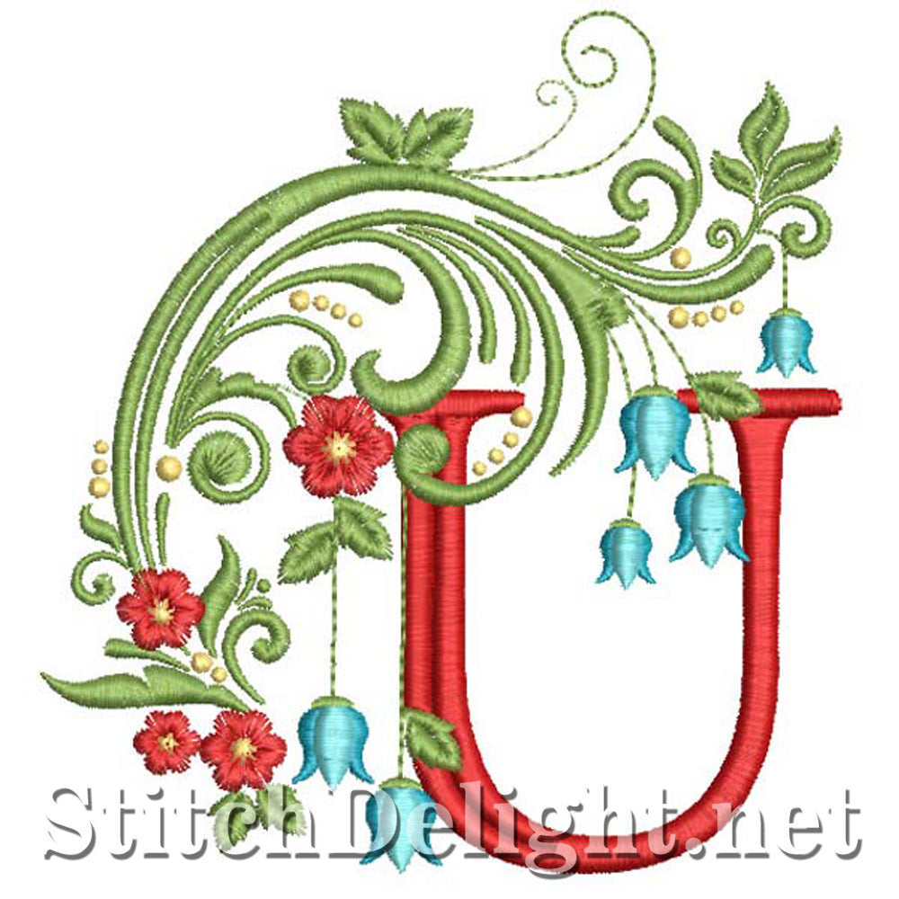 SDS1254 Blue Bell Font U