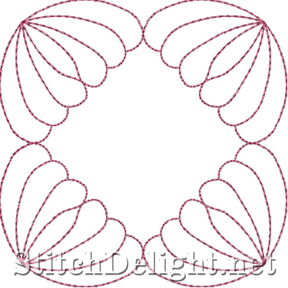 SDS0734 Feather Quilt Patterns