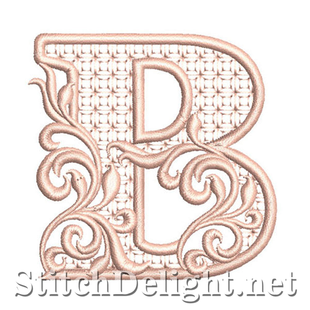 SDS1141 Fancy Block Font B