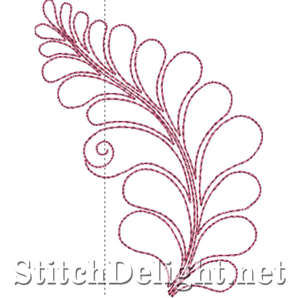 SDS0734 Feather Quilt Patterns