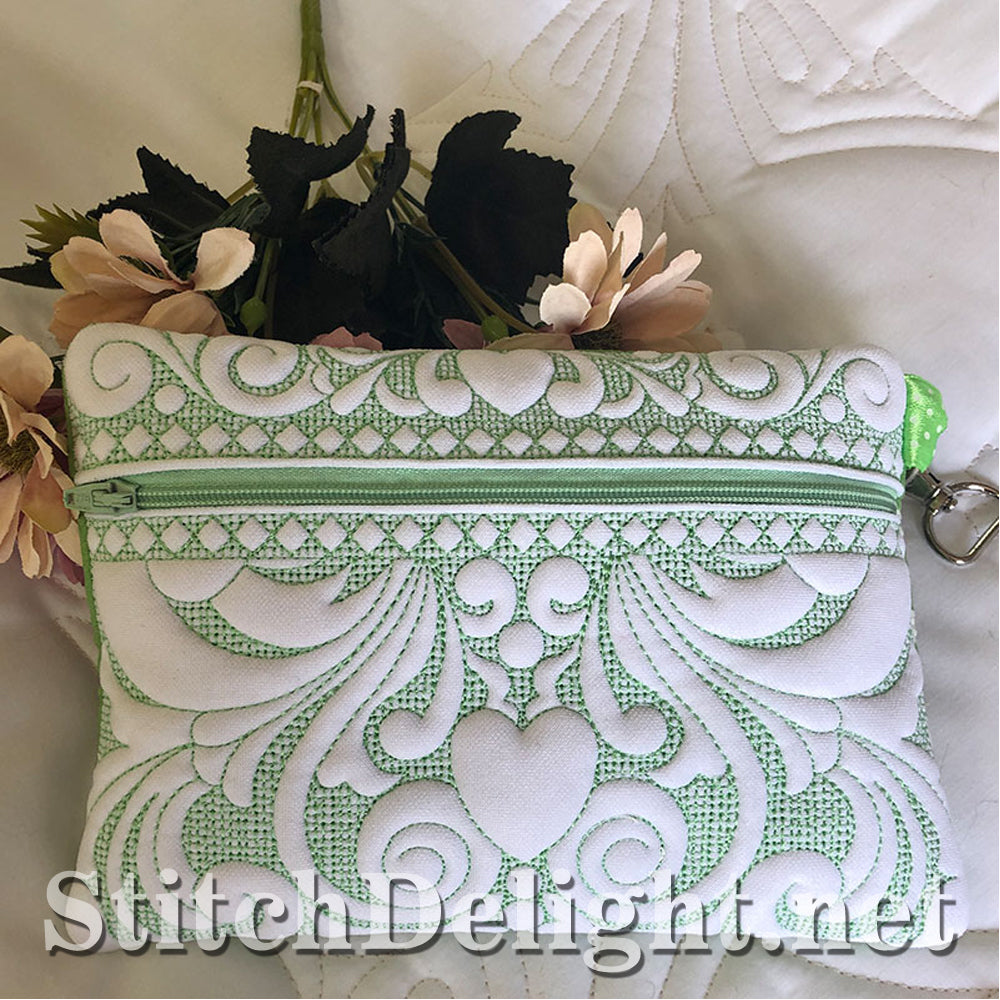 SDS1505 ITH Quilted Zipper Bags