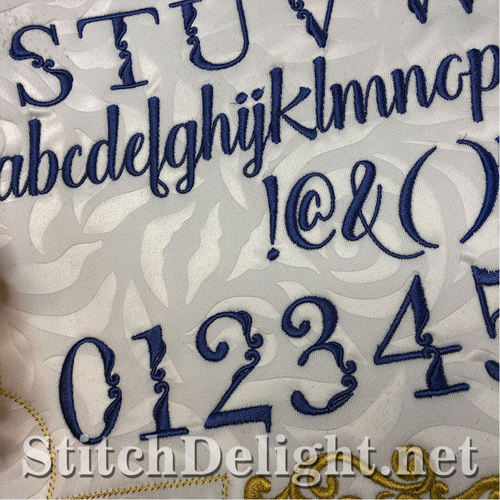 SDS1509 Swirl Font