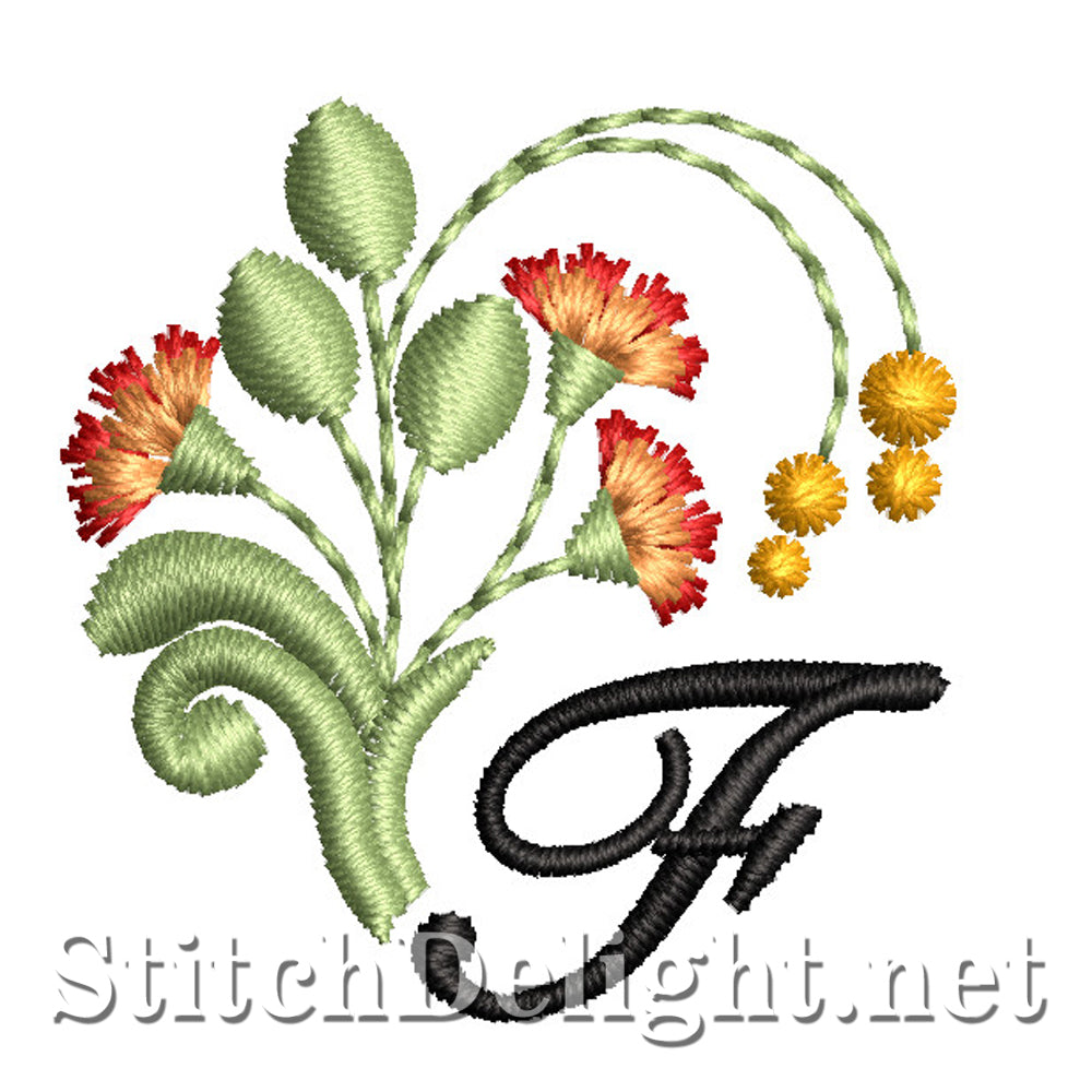SDS1749 Flamboyant Font F