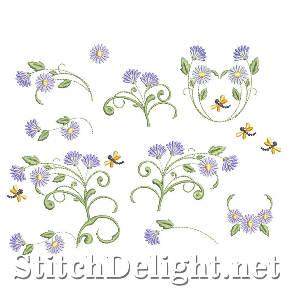 SDS1055 Dainty Flowers 77